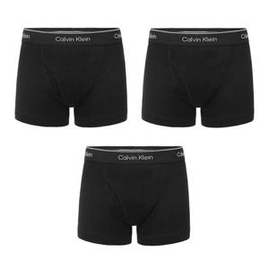 CK 캘빈클라인 코튼 3팩 트렁크 남성 언더웨어 팬티 블랙 NB4002-001
