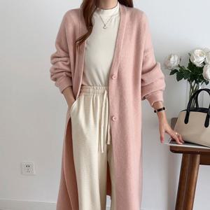 쏭포유 / 겨울롱가디건 브이넥니트가디건