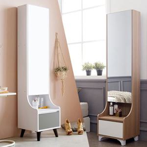 [홈앤쇼핑 단독기획] 네시스 심플던 틈새 수납 거울 멀티화장대 6종 택1