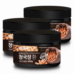 [조은약초] 프리미엄 국내산 청국장환 200g x 3통 구성 ( 총 600g )