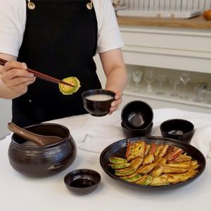 옹기종기 레트로접시 막걸리 한 잔 세트 8P