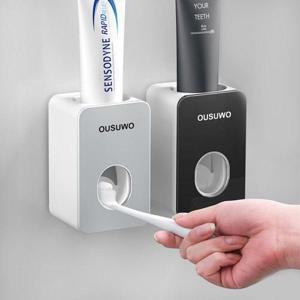 원터치 치약 디스펜서 자동 치약짜개 거치대 치약통 WB7BA4F