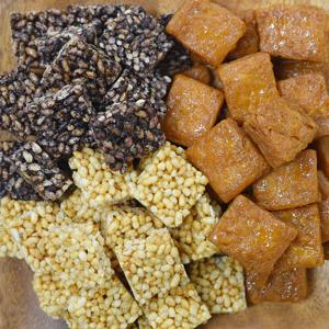 김규흔 한과 바삭고소담백 패스츄리 꿀약과 현미 흑미강정 종합세트 (총4박스)