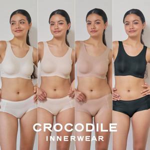 [크로커다일] 감탄브라 소프트핏 쉘론 U넥/V넥/스트랩 브라+팬티 8종세트 택 1