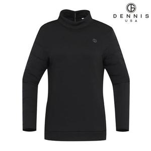 [데니스골프][DENNIS] 여성)져지기모 튜브다운 소매 하이넥 티셔츠_NAMWLTS072