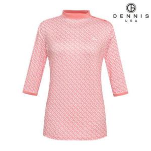 [데니스골프][DENNIS] 여성)전판 그래픽 7부 티셔츠_NAOMLTS068