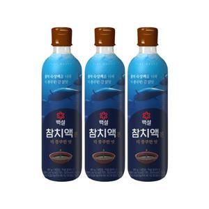 [CJ]백설 참치액 진더풍부한맛 900g x3개