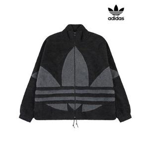 [아디다스]adidas 빅 트레포일 쉐르파 후리스 자켓 집업 _HR3180