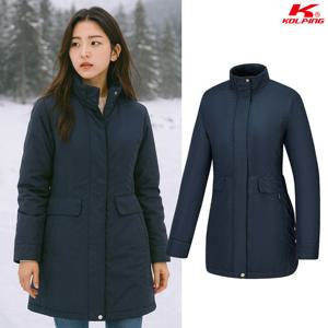 콜핑 여성 겨울 다이아 퀄팅 중기장 보온 등산 패딩 자켓 KSC673RJ7W