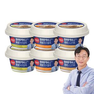 [CJ] 햇반 정희원교수 라이스플랜 죽 3종(귀리소고기2/파로녹두닭2/파로통곡물2) x6개