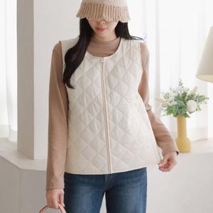 프롬하트 /  프롬하트  여성 빅사이즈 경량 누빔 패딩조끼