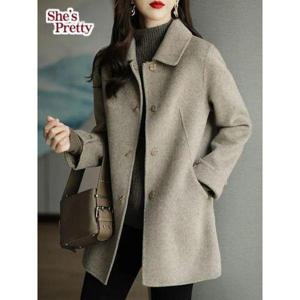 [쉬즈프리티]안나싱글모직코트 L까지_여성코트