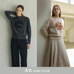 [AK앤클라인]25FW AK앤클라인 울 블렌디드 아트웍니트 2종