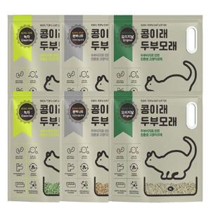콩이래 8L x 6개 고양이 두부모래