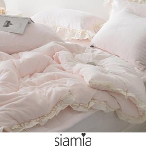 siamia 릴리 벨벳극세사 겨울 차렵이불 퀸 킹(특대형)