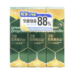 메디안 그린 프로폴리스향 홀패밀리 치약 프레쉬민트1 (WC13554)