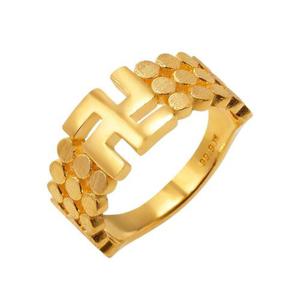 갤러리아_여자 순금 반지 패턴 볼 만자 24K 7.5g 애끼 검지