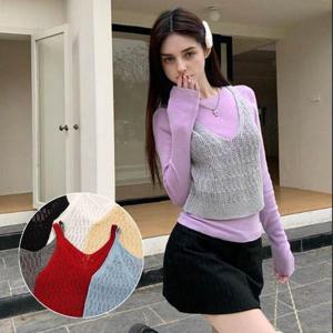 여름아이템 뷔스티에 코디아이템 니트 뜨개 조끼