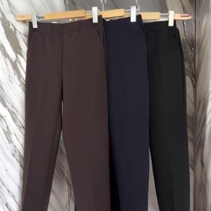 [옷자락] 여성 기모 겨울출근룩 세미정장 팬츠