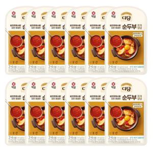 [CJ]백설 다담 순두부찌개양념140g x12개