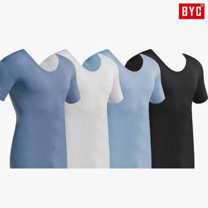 [BYC]BYC반팔런닝 남자순면런닝 라운드 런닝구 메리야스 1매