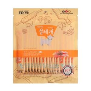 설레개 연어 20P 강아지 짜먹는 영양 간식 츄르 (WFISN0C)