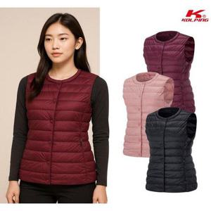 [콜핑]콜핑 여성 겨울 구스폴 경량 보온 등산 패딩 조끼 KSC757QV1W