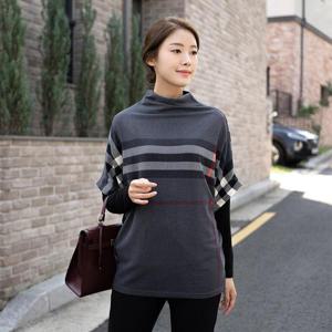 엄마옷 가오리 반폴라 티셔츠 TP515320 중년여성의류/60대/70대/마담/빅사이즈/할머니옷