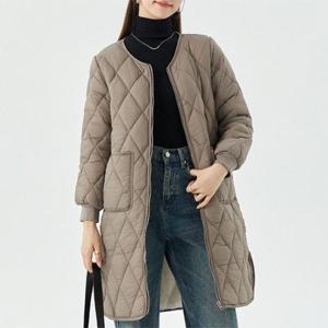 [패션시그널] 패딩or양털안감택일 지퍼락 롱패딩점퍼 CN8597