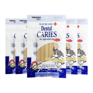 더독 먹는치약 덴탈카리에스껌 80g X 5개