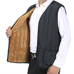 [옷자락]남성 겨울 패딩융털조끼 방한조끼 작업복 패딩조끼