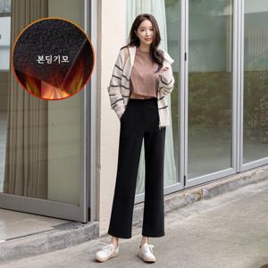 ★특가★[빠른배송] 기모ver 핫걸템 스판 슬림 와이드 세타입(롱/미들/숏 선택)