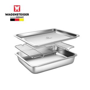 [WAGENSTEIGER] 바겐슈타이거 스텐 깊은 사각 트레이 세트 No.8