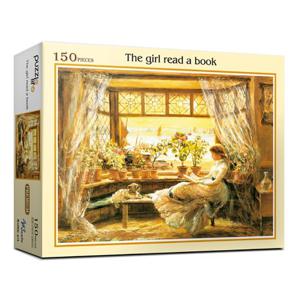 직소퍼즐 책읽는 소녀 150피스 BB101