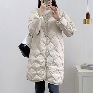 [오노마] ONM 4컬러 여성 경량롱패딩 코트