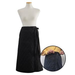 이솔홈 누빔 롱 허리 겨울 앞치마