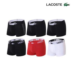 [라코스테언더웨어][라코스테]프리미엄 코튼 핏 드로즈 6종 세트