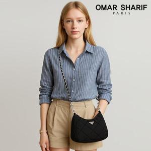 [오마샤리프]★봄특가★_소가죽 트림 여성 핸드백 겸 크로스백 OS124 (정상가 158,000원)