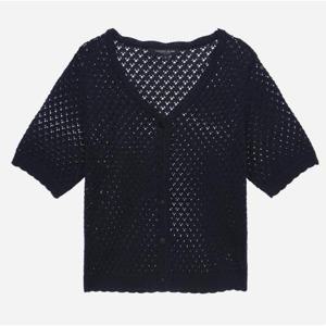 갤러리아_[써스데이아일랜드]2025 F/W 크로셰 브이넥 가디건 (T256MCD132W)