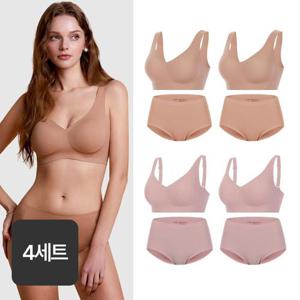 앤왁스 꿈의브라 포근 패키지 8종(브라4종+팬티4종)