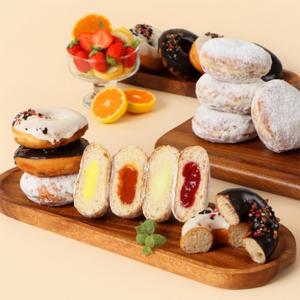 수제 영웅도넛 6종세트 총15개(1박스 990g) 당일생산 장인의 도너츠