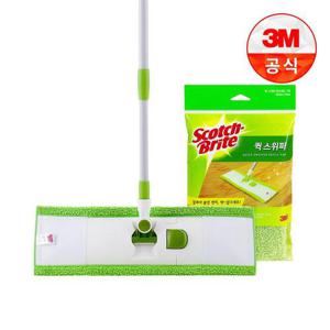 [3M]퀵스위퍼 극세사 막대걸레(밀대+리필 2P)