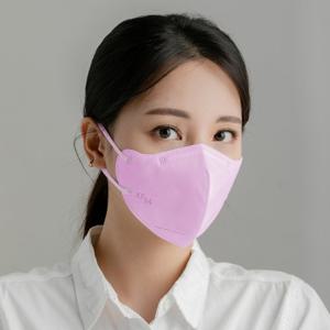 [국산100%]스타일리쉬한 메디치 KF94(4중) 새부리형 마스크 대형 핫핑크 100매(5매입X20팩)