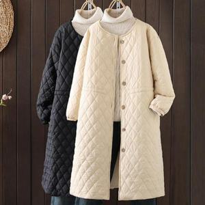 [넬리]메이플 롱 퀼팅 자켓_NC3JP011