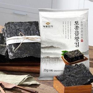 [해동찬가]두번구운 진도 햇 곱창김 200매 (10매 x 20봉)