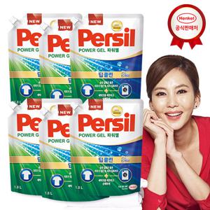 퍼실 딥클린 파워젤 1.8Lx6개 세탁세제 겸용