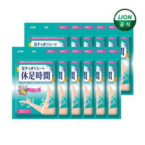 ★팩당 2,092원꼴! 전몰최저가보장★ 휴족시간 쿨링시트 6매 X 12팩 / 본사공식정품