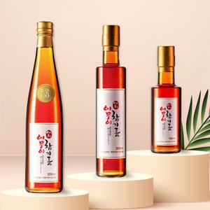 [어무이참기름] 저온압착 참기름180ml X 1병 / 벤조피렌 불검출