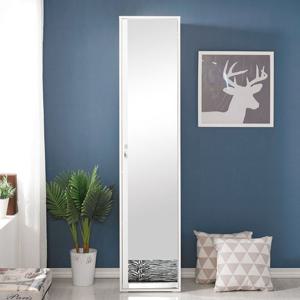 (착불) 프레소 틈새 수납장 옷 베란다장 미니 가방 전신 거울 거실 슬림 긴 높은