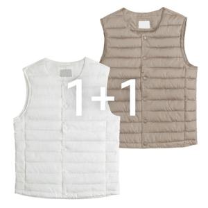 [MNC] 1+1 남녀공용 초경량 R패딩조끼 (MDPD061TE)